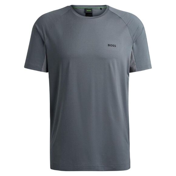 Boss Mens Active 4 Way Stretch T-Shirt / Beige